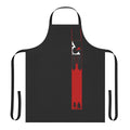 A stylish and durable apron featuring the Peacekeeper stripe design from the sci-fi TV series Farscape.