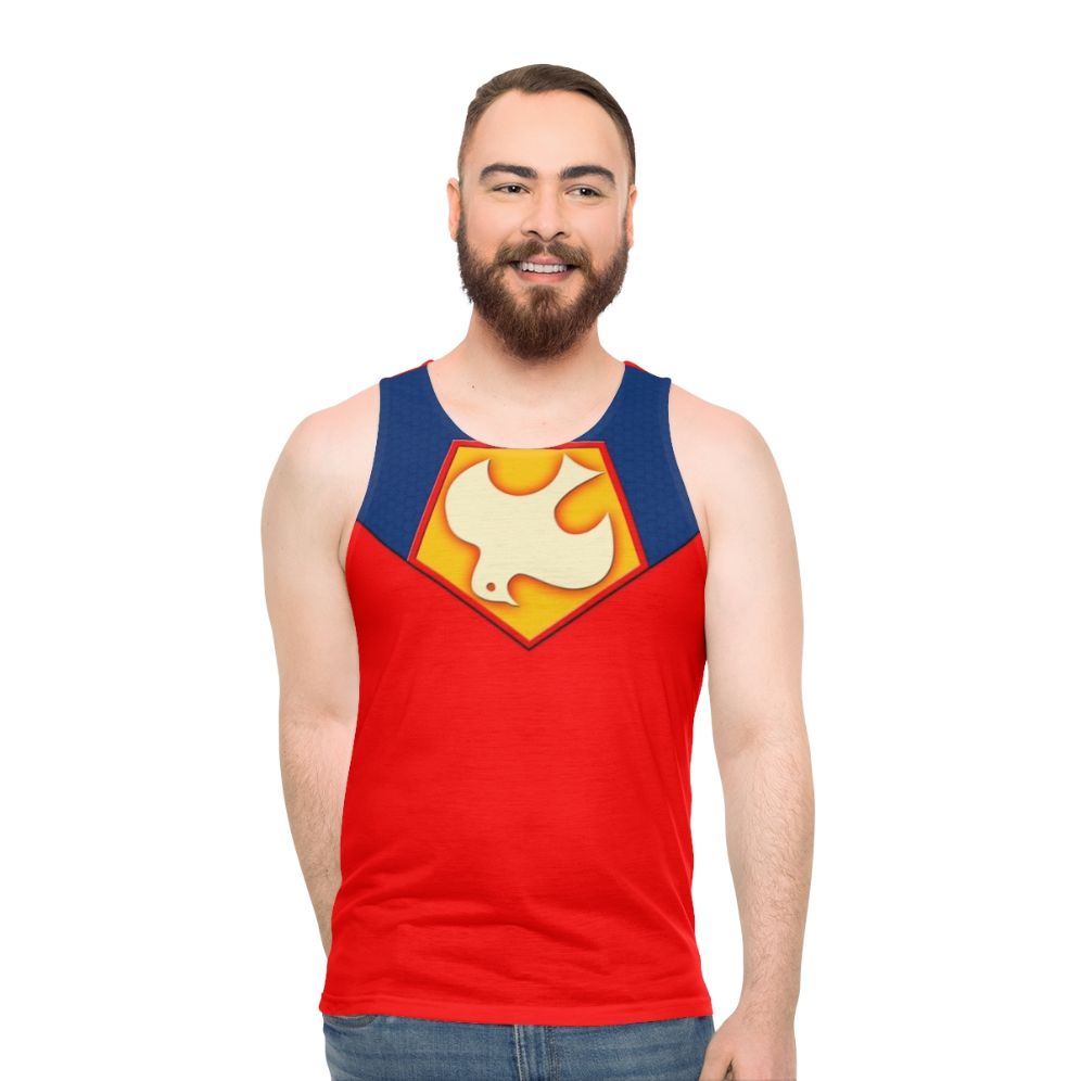 Peacemaker eagle American patriot unisex tank top