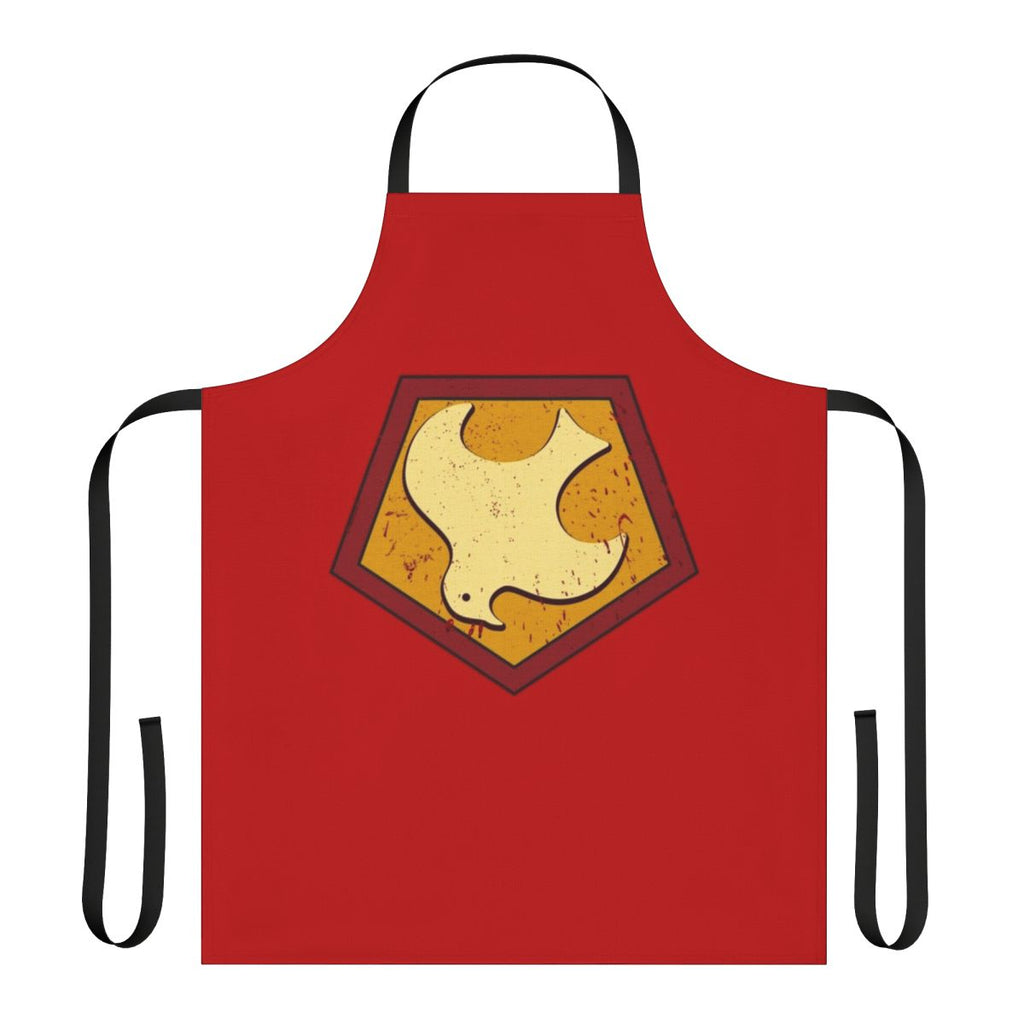 Peacemaker-Inspired Emblem Apron with Peace Logo