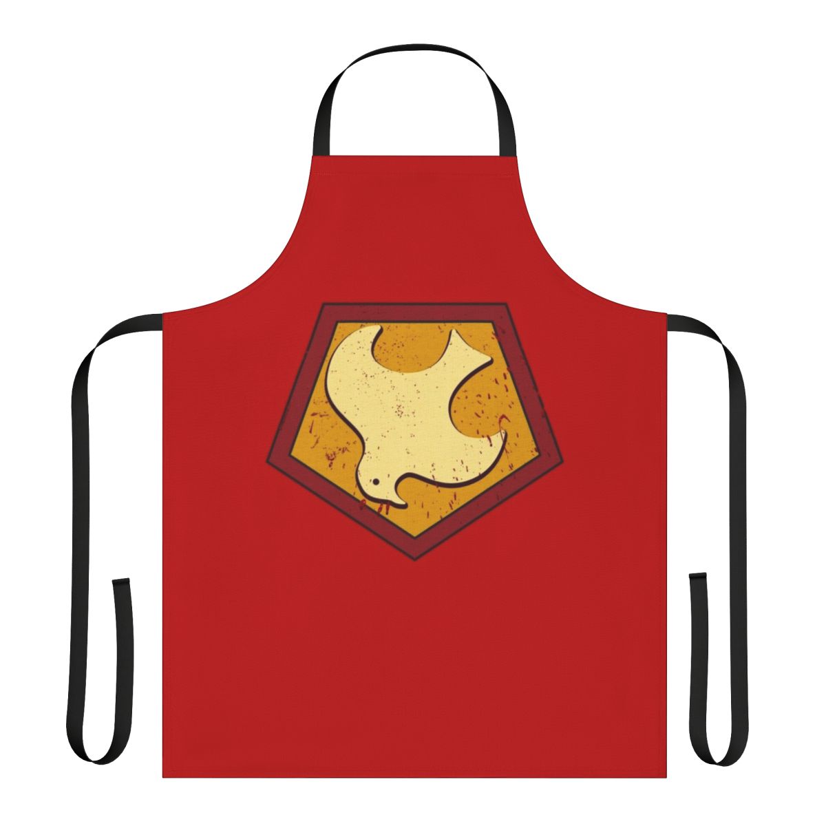 Peacemaker-Inspired Emblem Apron with Peace Logo