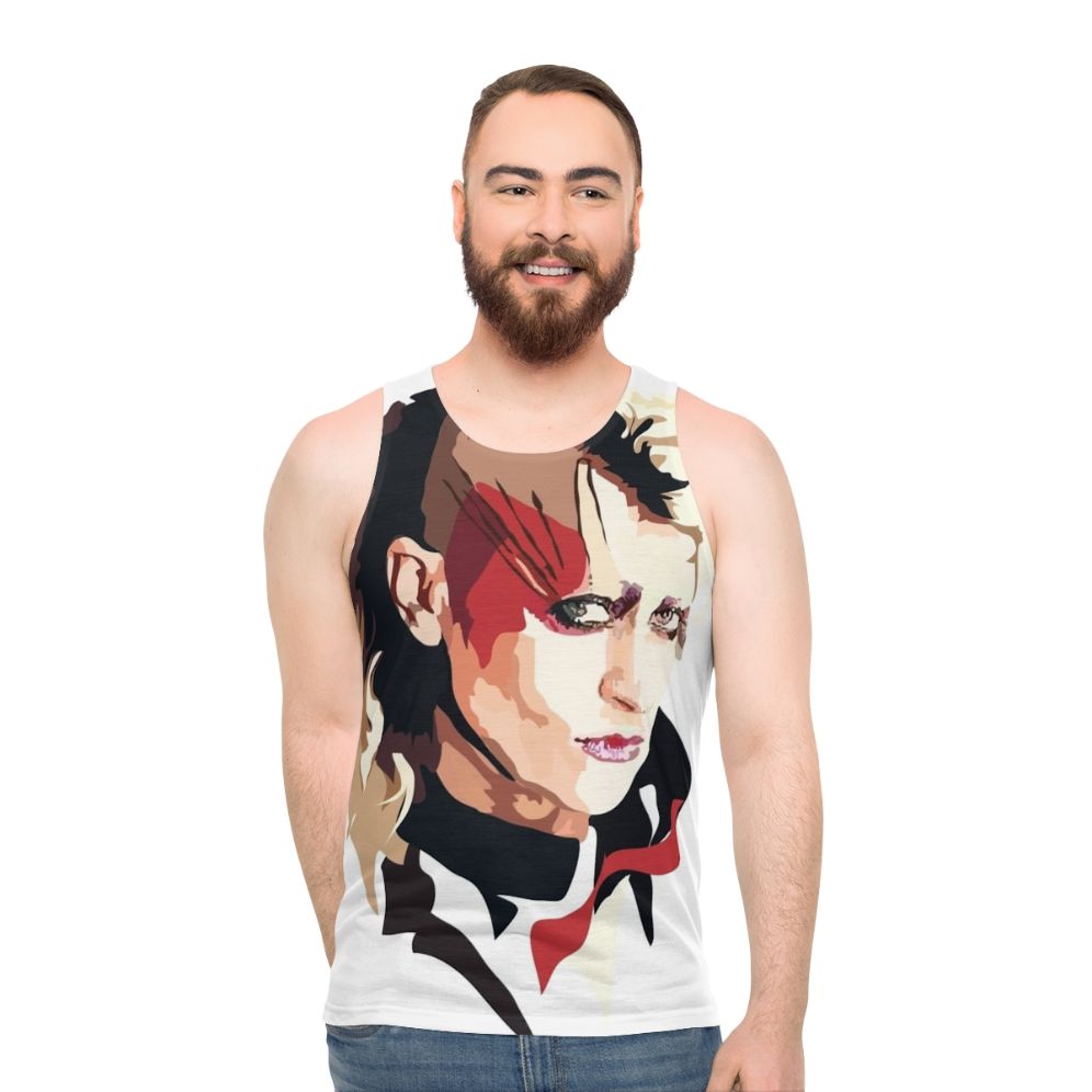 Peaches unisex music pop art tank top