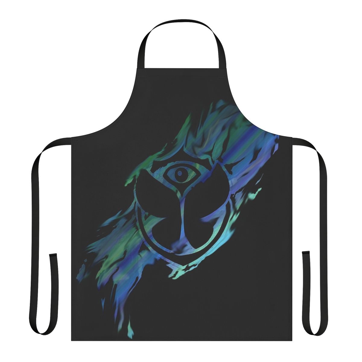 Colorful peacock-inspired apron perfect for Tomorrowland music festival