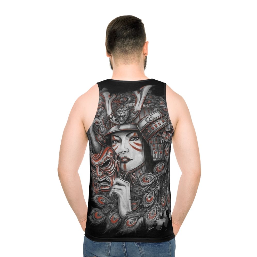 Peacock Samurai Unisex Tank Top