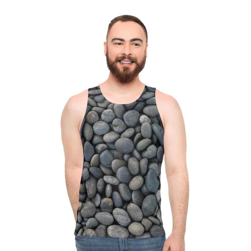 Pebbles Unisex Pebble Beach Tank Top