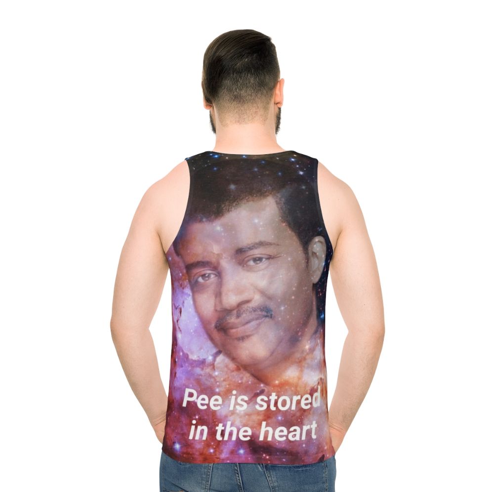 Unisex "Pee Is Stored In The Heart" Funny Meme Tank Top