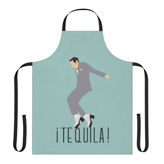 Peewee-themed tequila apron with a playful design for cooking and entertaining