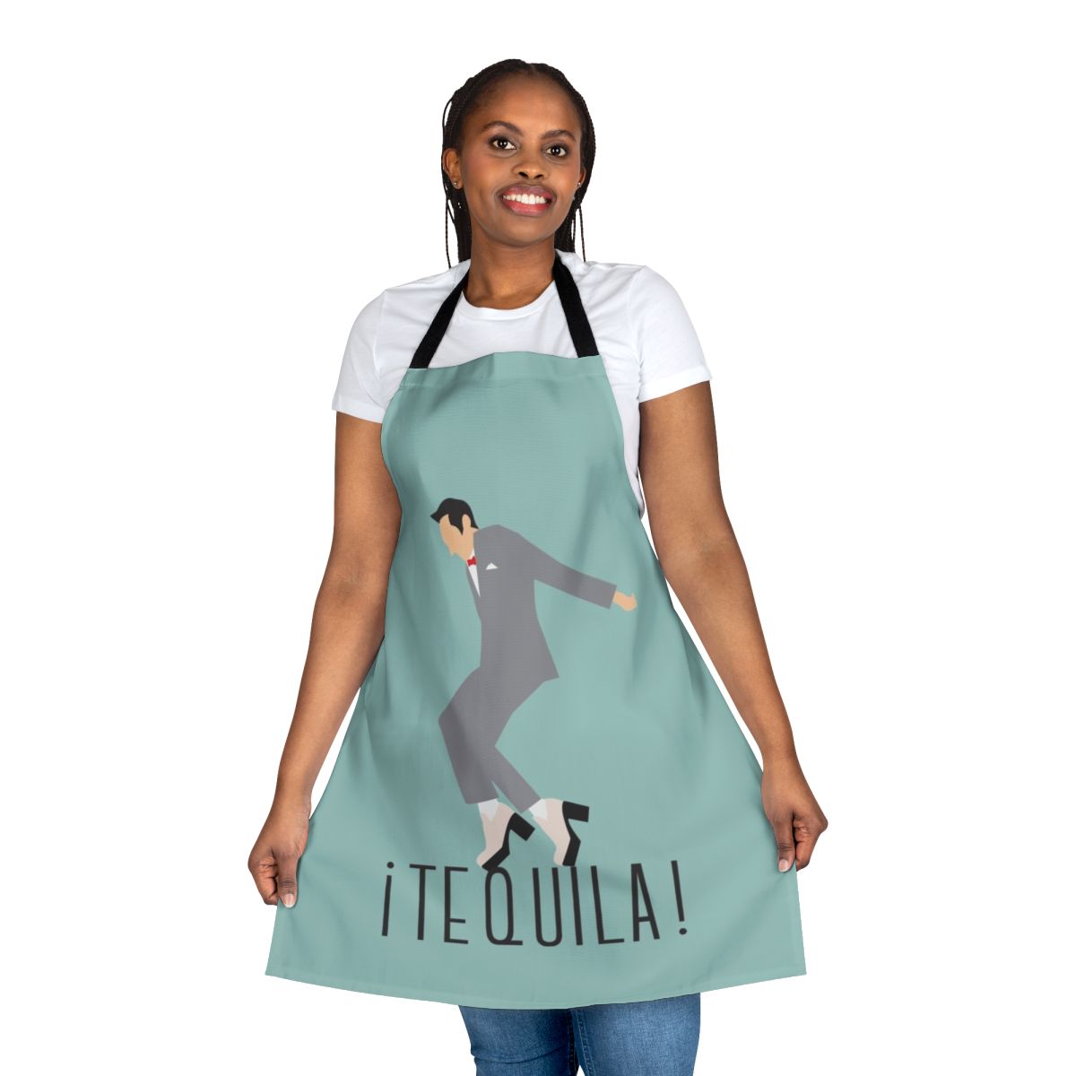 Peewee-themed tequila apron with a playful design for cooking and entertaining