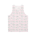 Pekingese dog illustration on a unisex tank top