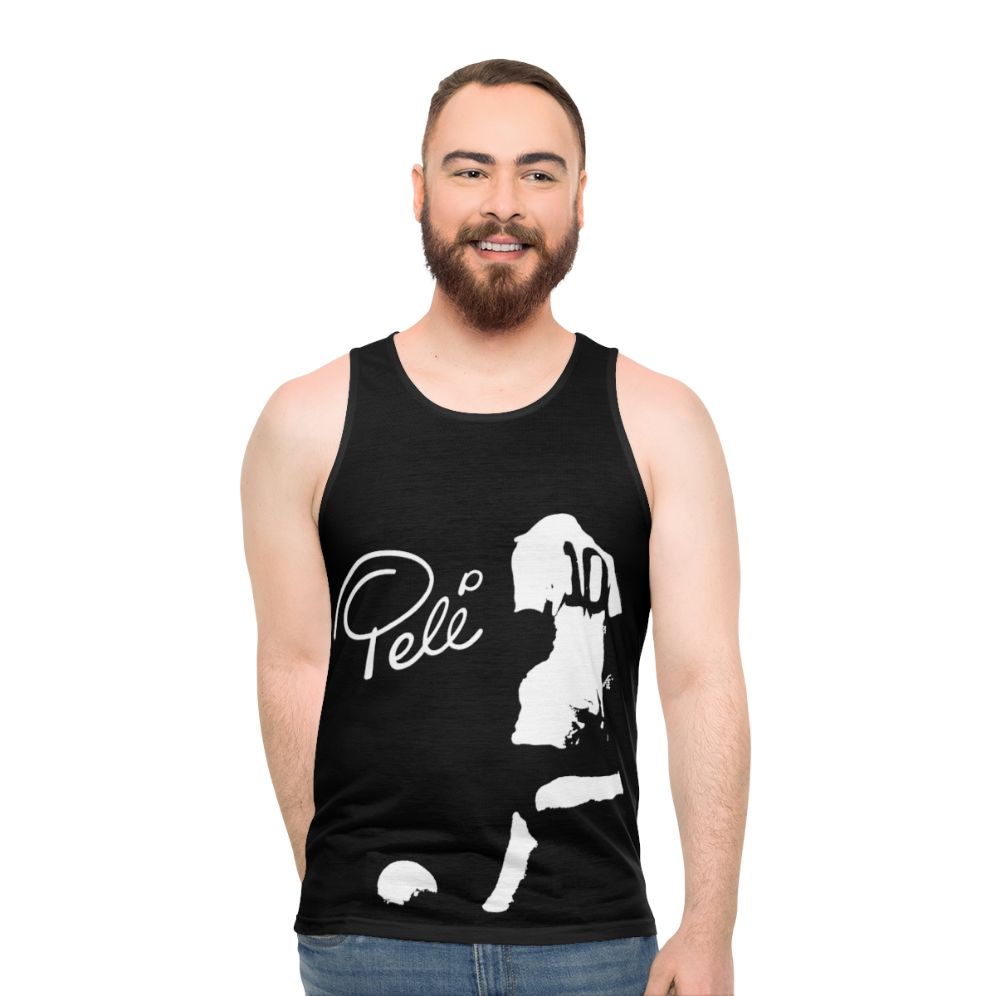 Pele Brazil Soccer Player Unisex Tank Top