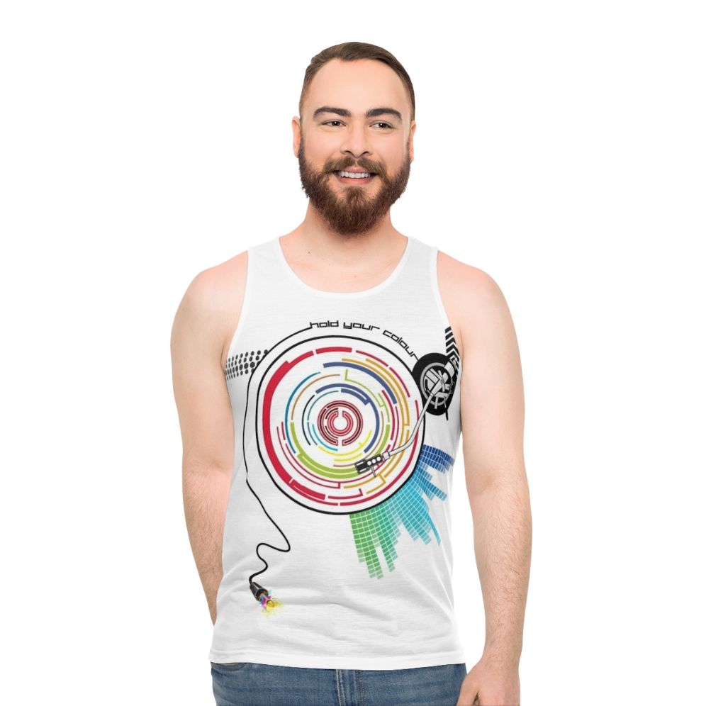 Pendulum vinyl music graphic unisex tank top
