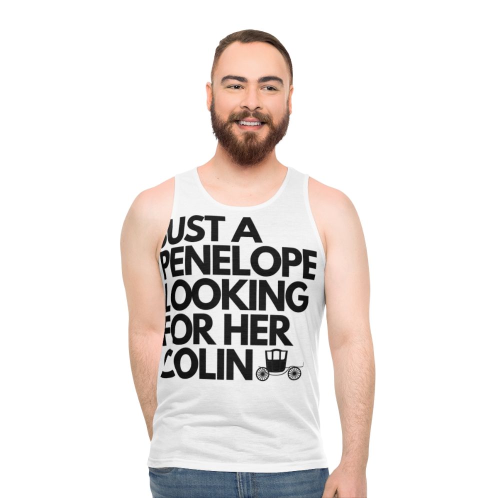 Penelope Featherington and Colin Bridgerton Unisex Tank Top