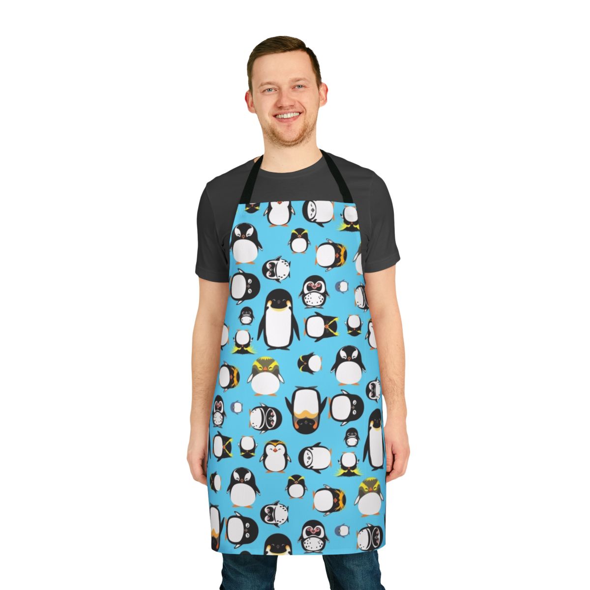 Penguin apron featuring different penguin species