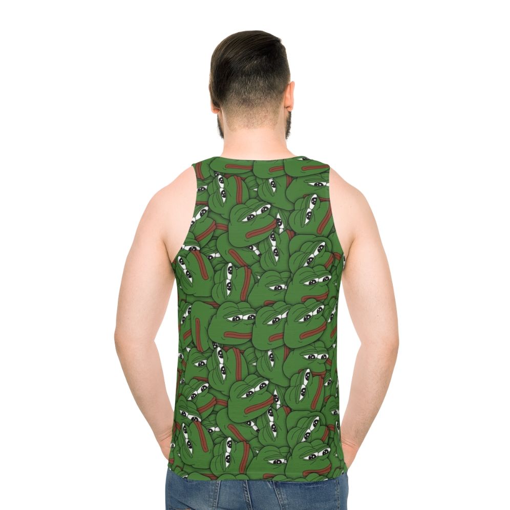 Pepe meme unisex tank top