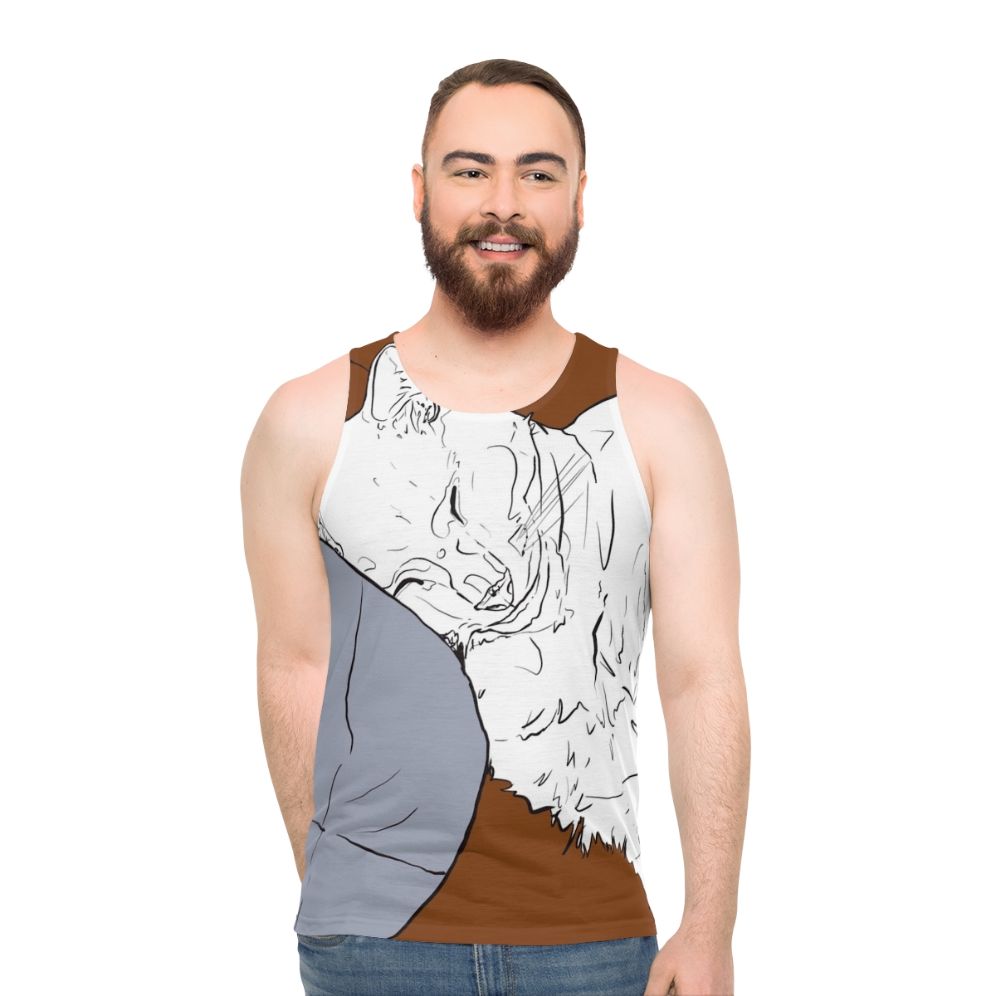 Pepe the cat unisex tank top