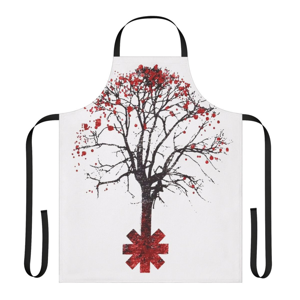 Peppers Tree Blood Apron with Red Hot Chili Peppers-inspired design