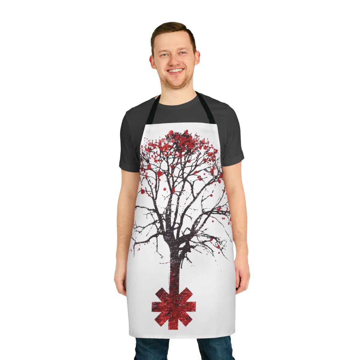 Peppers Tree Blood Apron with Red Hot Chili Peppers-inspired design
