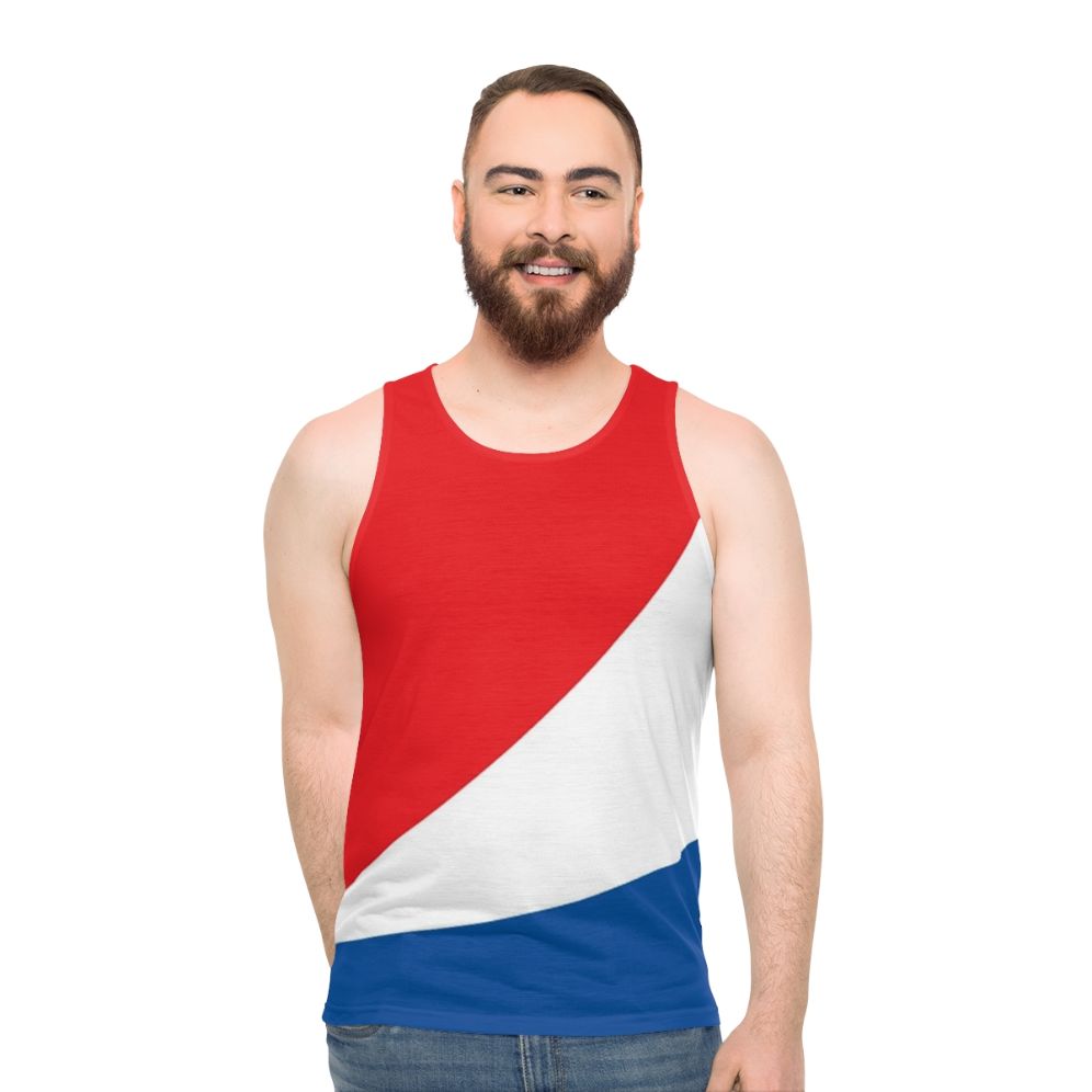 Pepsi logo unisex tank top