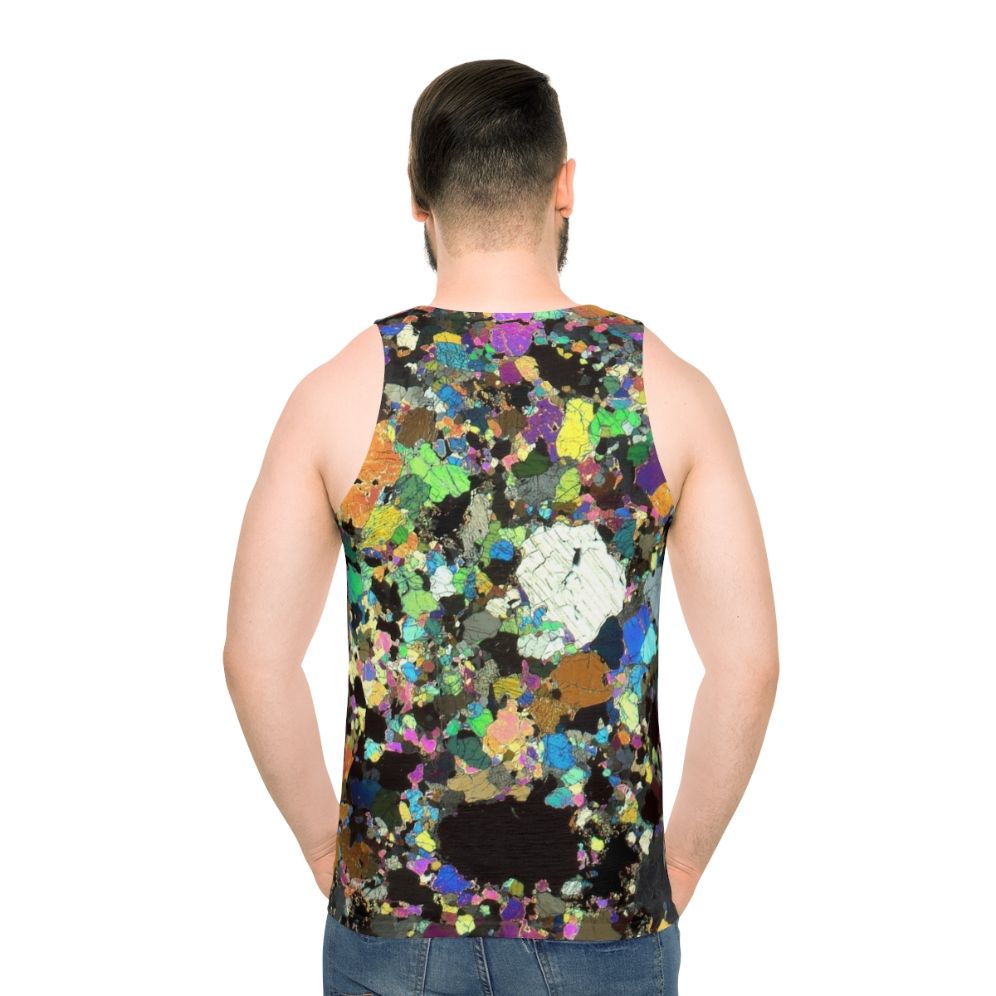 Peridotite thin section unisex tank top