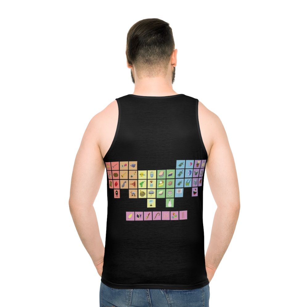 Periodic table of gags unisex tank top