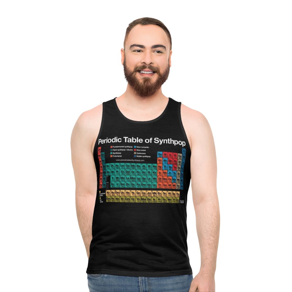 Periodic Table of Synthpop Unisex Tank Top