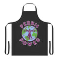 Perkis Power-Inspired Cooking Apron with Retro 90s Comedy Style Graphics