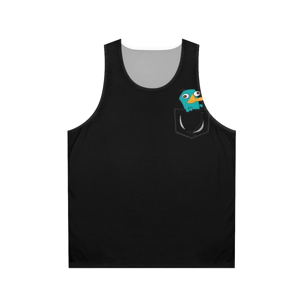Perry the Platypus Pocket Unisex Tank Top