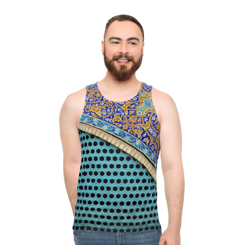 Persian Tiles Unisex Tank Top