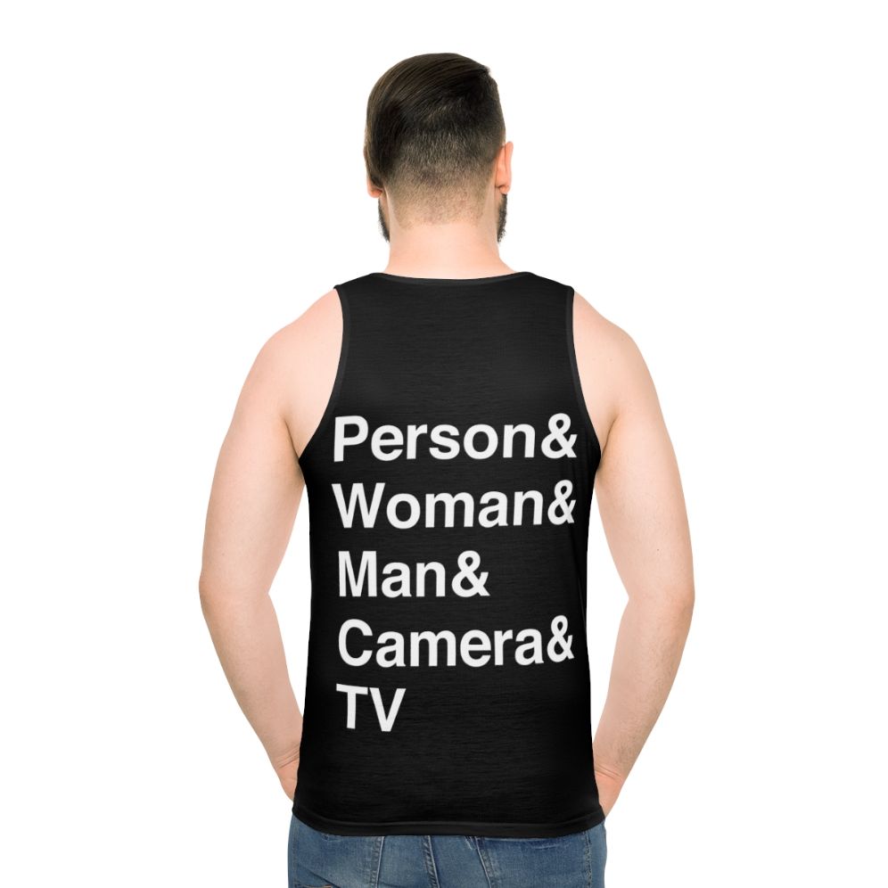 Person Woman Man Camera Tv Unisex Tank Top - Cognitive Test