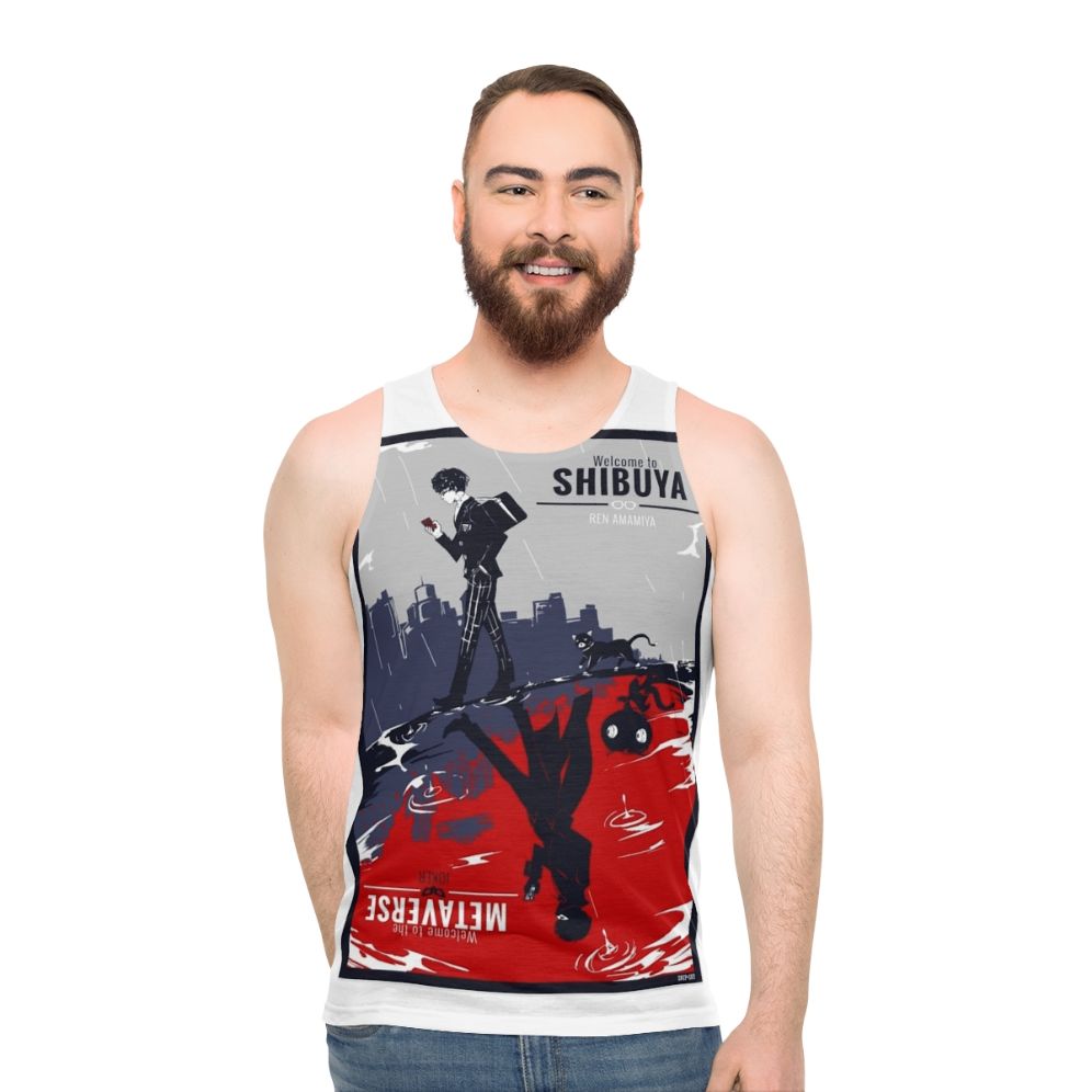 Persona 5 Shibuya Metaverse Unisex Tank Top