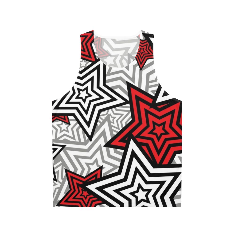 Persona 5 unisex tank top with stylish star background