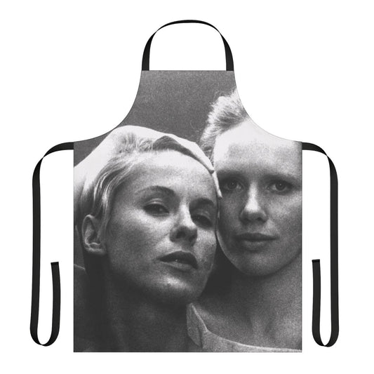 Apron featuring a stylized portrait of Ingmar Bergman, the renowned Swedish filmmaker