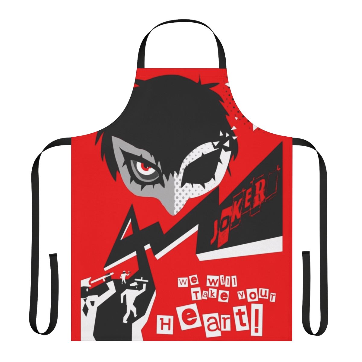 Persona-inspired Joker apron for fans of the popular anime series