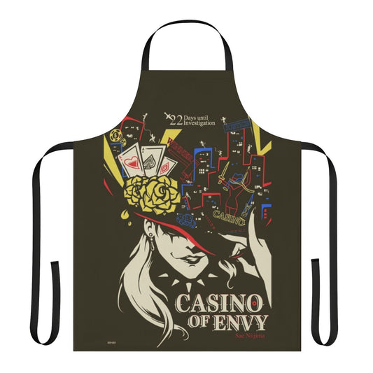 Persona-inspired kitchen apron with Phantom Thieves of Hearts design