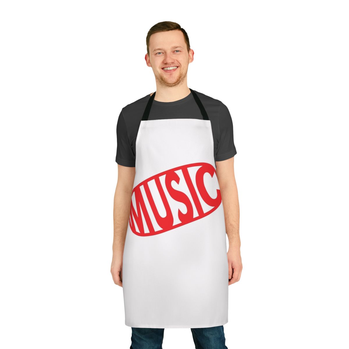 Persona-inspired music gaming apron featuring characters from the Persona video game series
