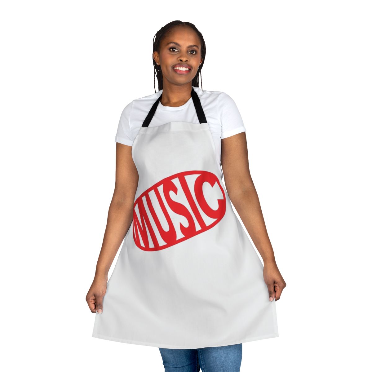 Persona-inspired music gaming apron featuring characters from the Persona video game series