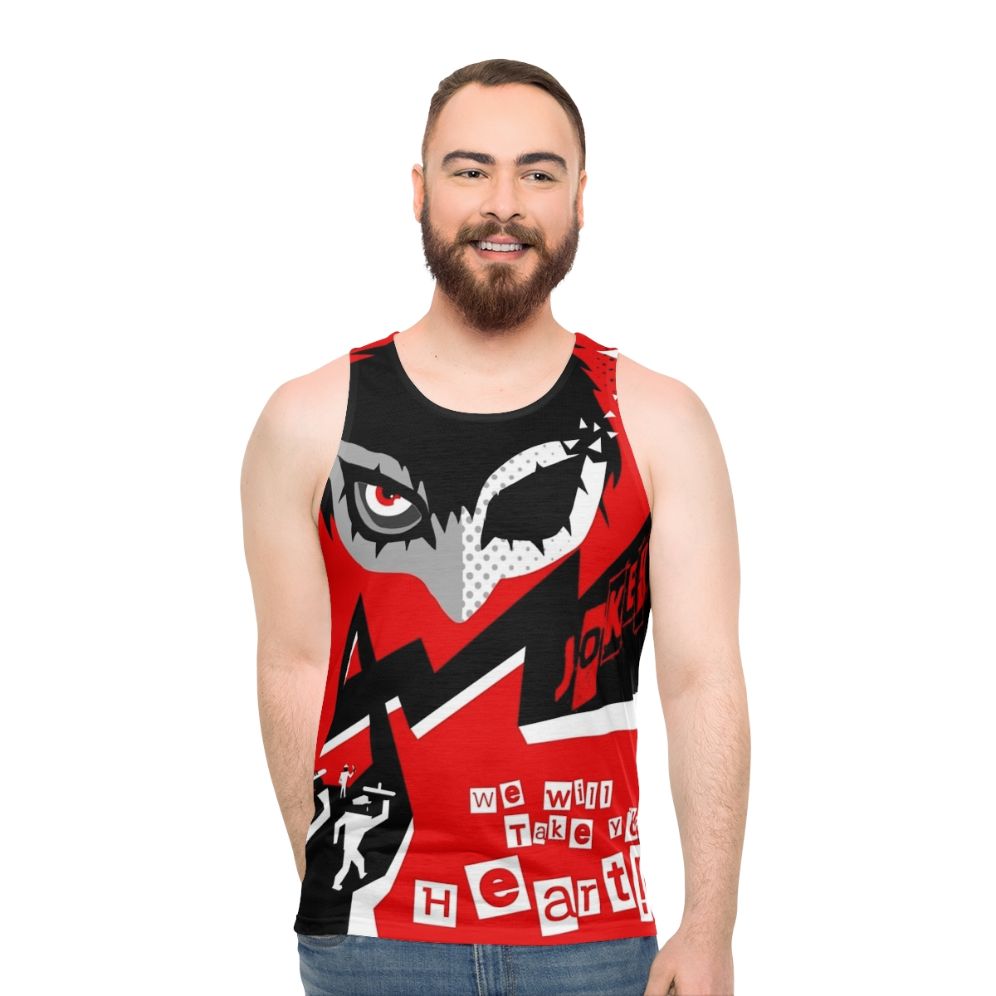 Persona 5 Joker "Take Your Heart" Unisex Tank Top