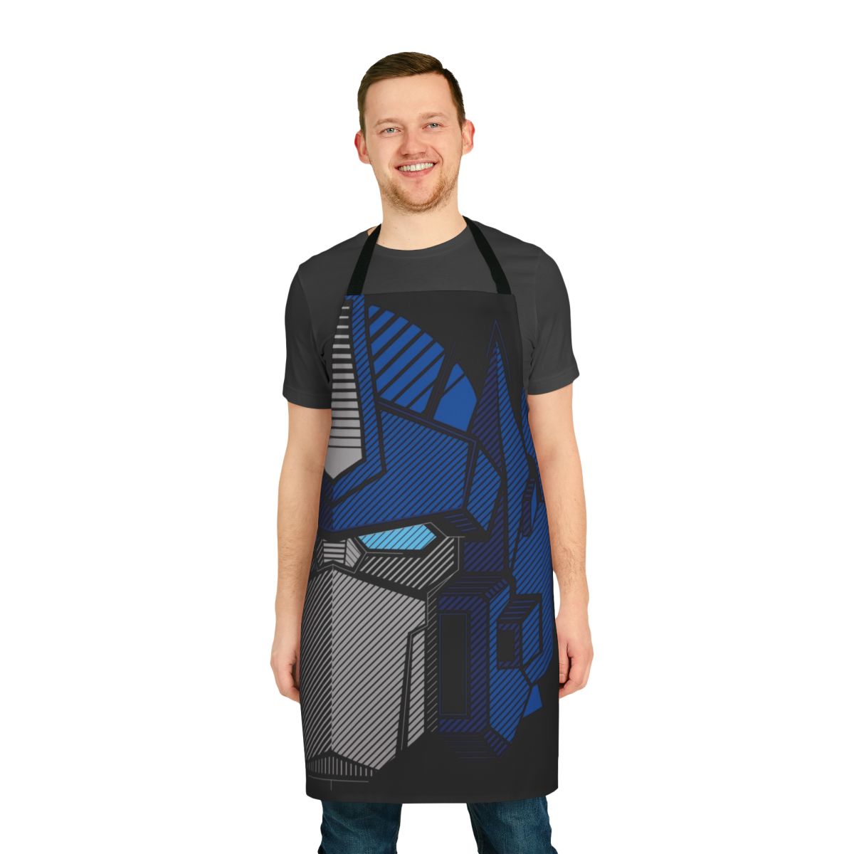 Personalized apron featuring a photo from the 100 Bad Days Tour by the AJR band.
