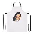 Personalized apron featuring a big mouth character design