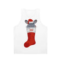 Personalized Chinchilla Christmas Stocking Unisex Tank Top