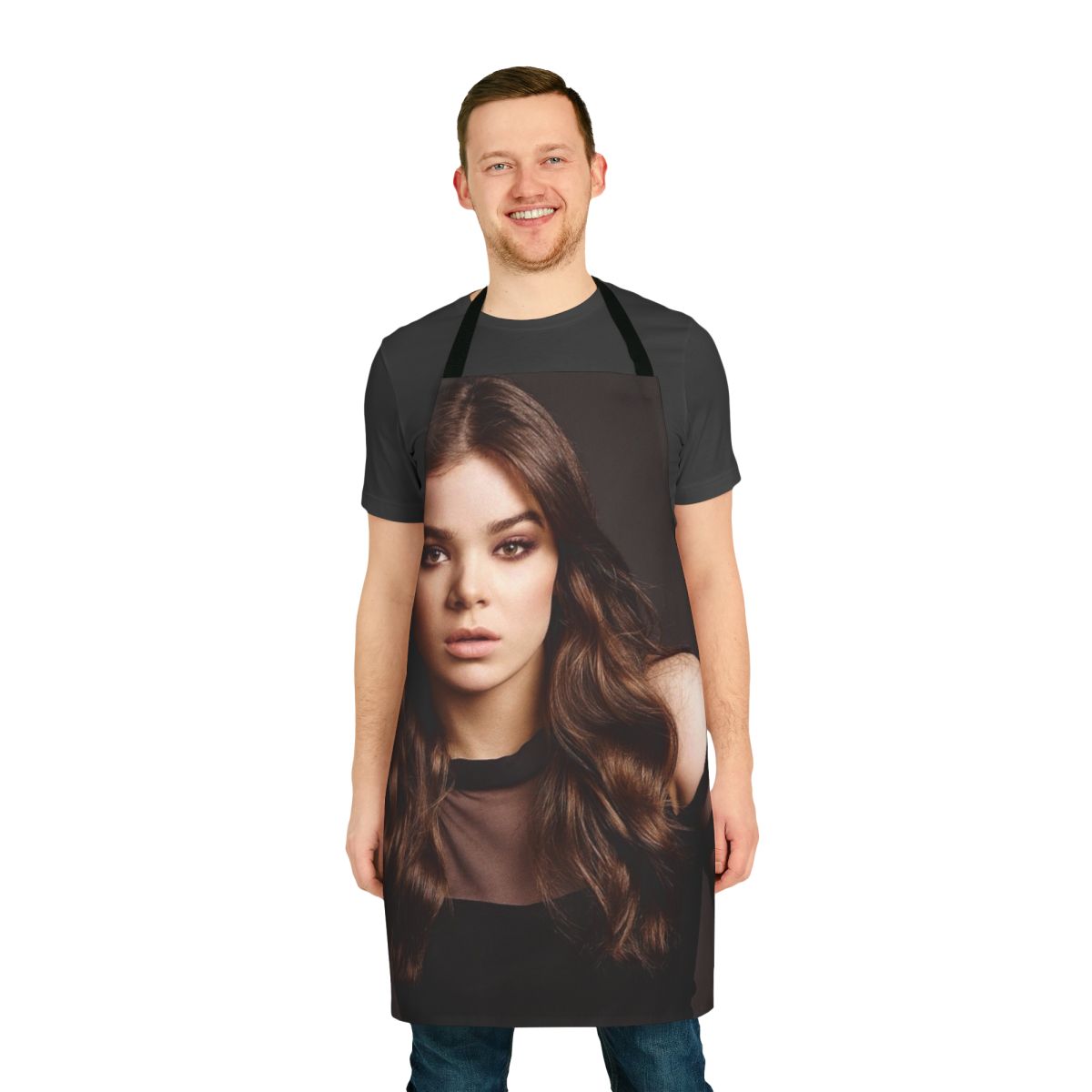 Hailee Steinfeld-inspired apron with custom design