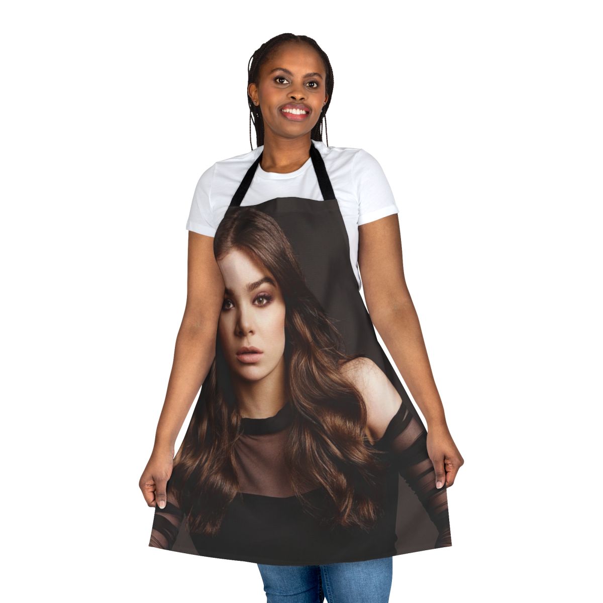 Hailee Steinfeld-inspired apron with custom design