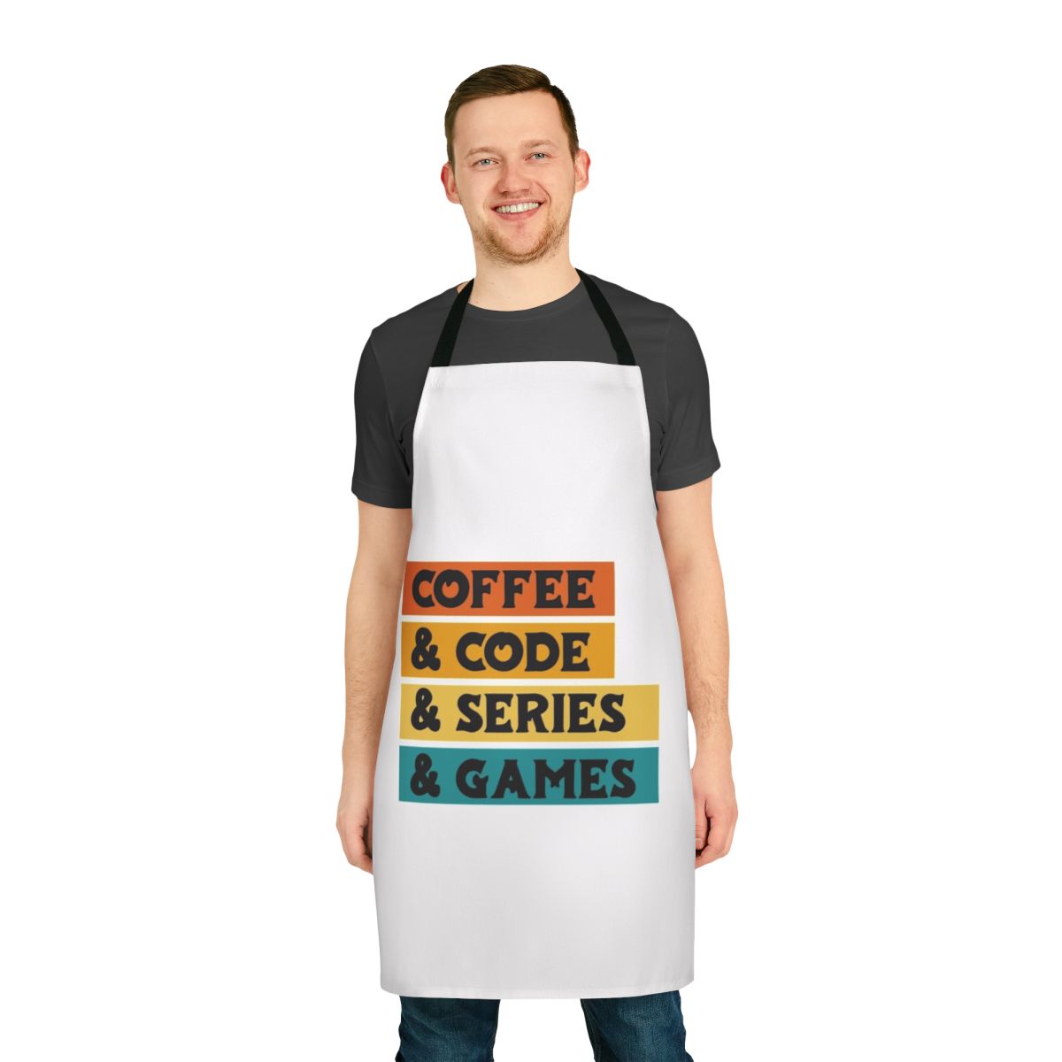 Personalized hobby apron with custom design