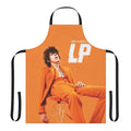 Personalized apron for music lovers featuring the LP Heart to Mouth Tour design