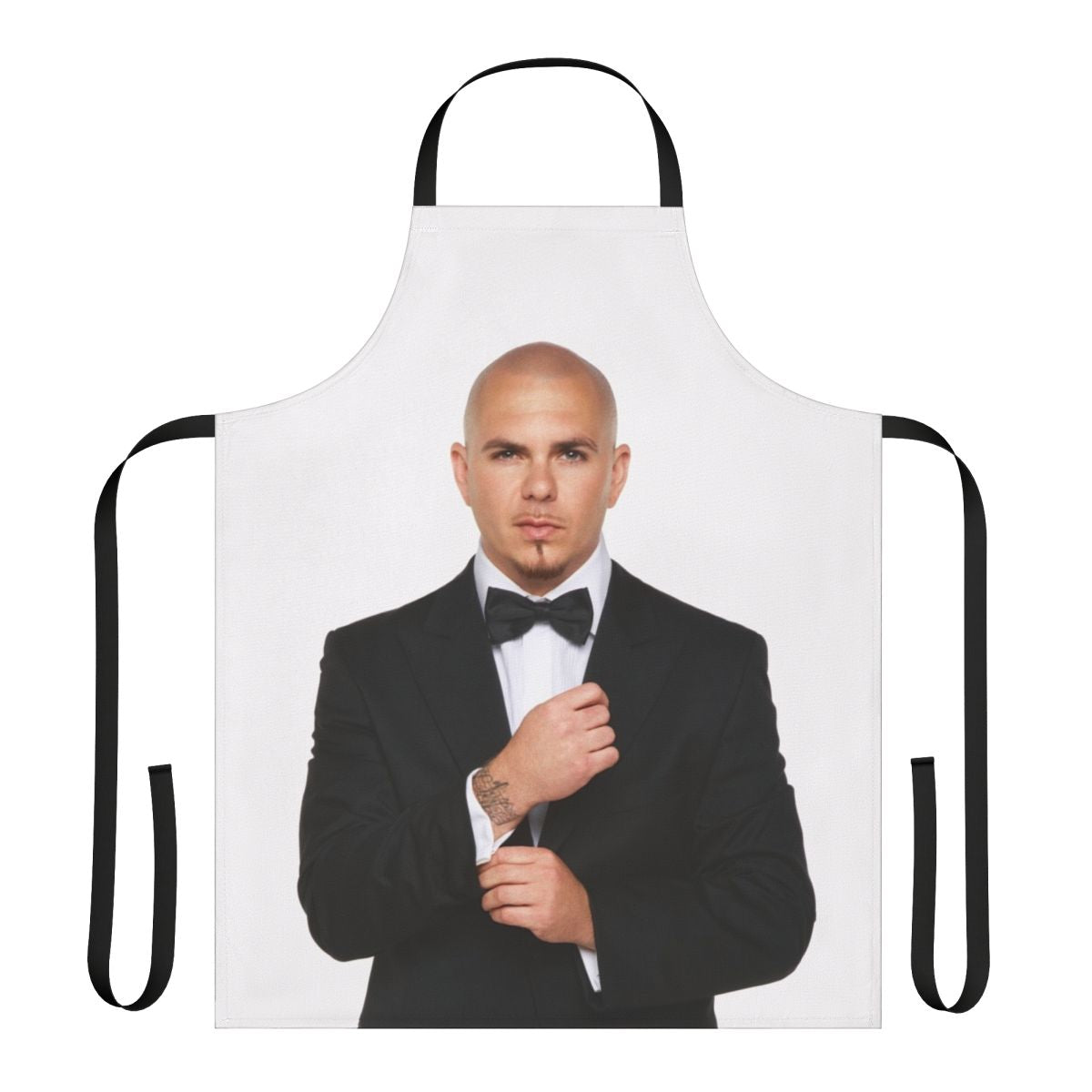 Pitbull 305 inspired apron with text "Mr Worldwide"