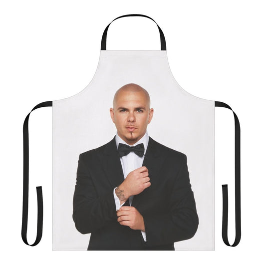 Pitbull 305 inspired apron with text "Mr Worldwide"