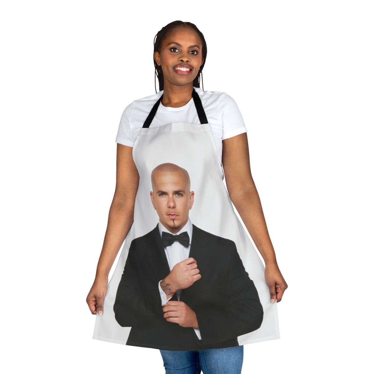 Pitbull 305 inspired apron with text "Mr Worldwide"
