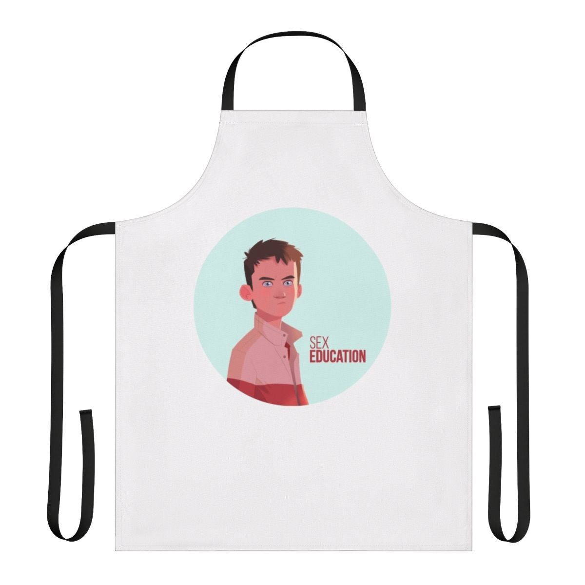 Personalized Sex Education Inspired Apron with Otis Milburn and Maeve Wiley