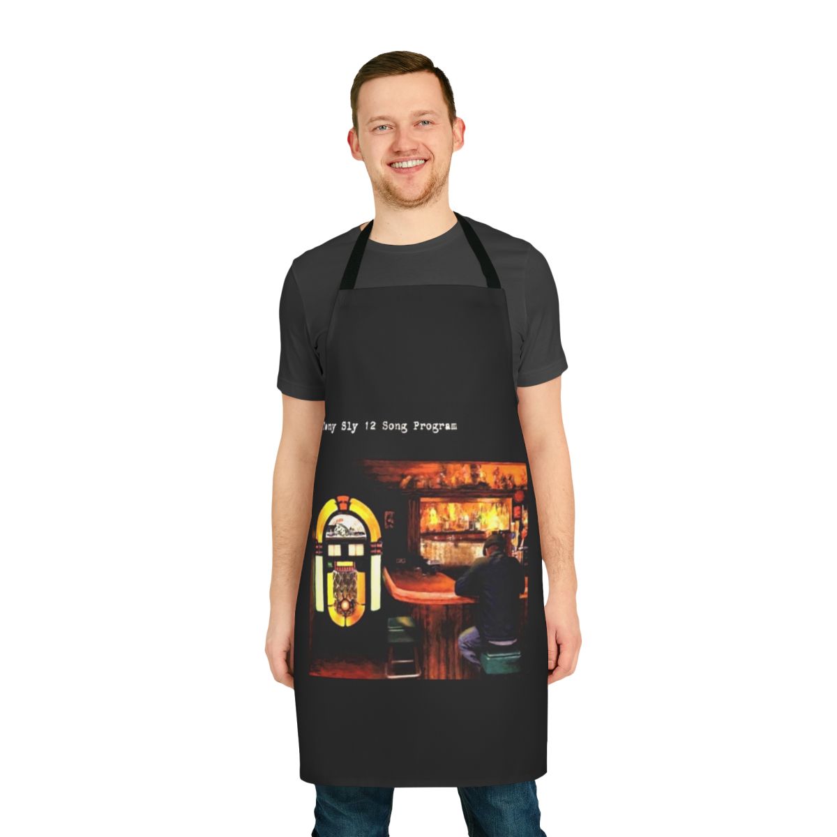 Sly album inspired personalized apron for music fans
