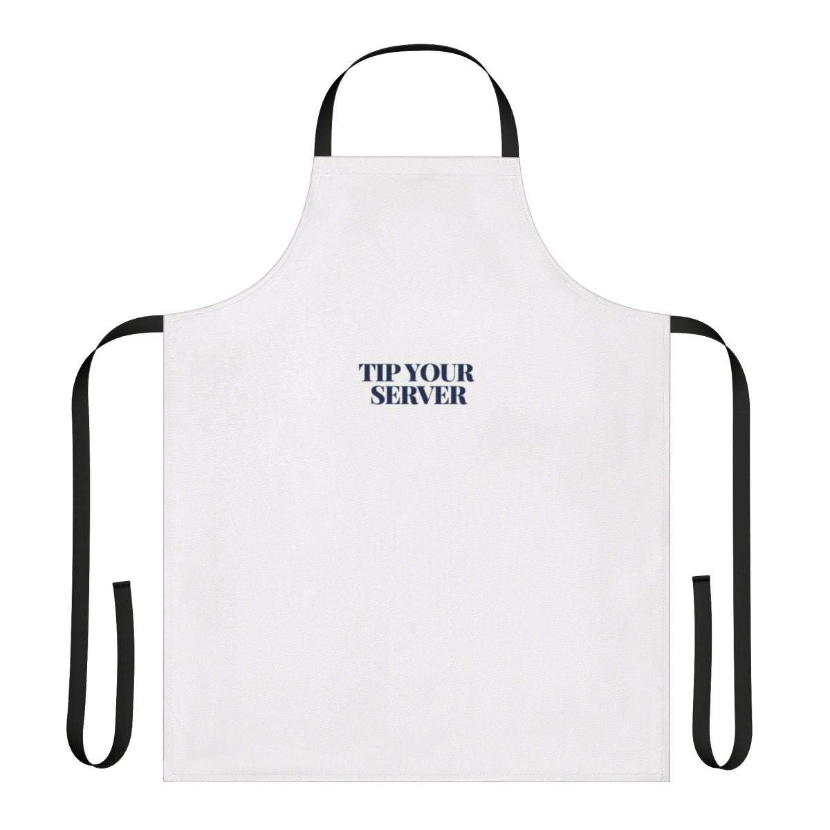 Personalized Tip Your Server Apron for Waitstaff, featuring a custom design for servers and hospitality workers
