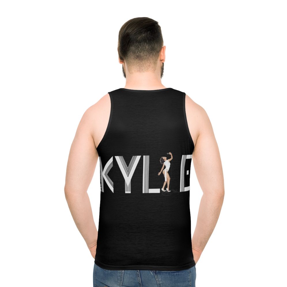 Personalized unisex tank top with Kylie Minogue design